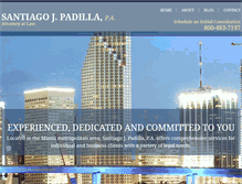 Tablet Screenshot of padillalawoffice.com